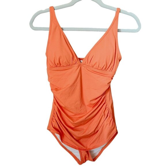 Tommy Bahama Women's One-Piece‎ Swimsuit Size 4 Orange Cross Front 189193 - Picture 10 of 10
